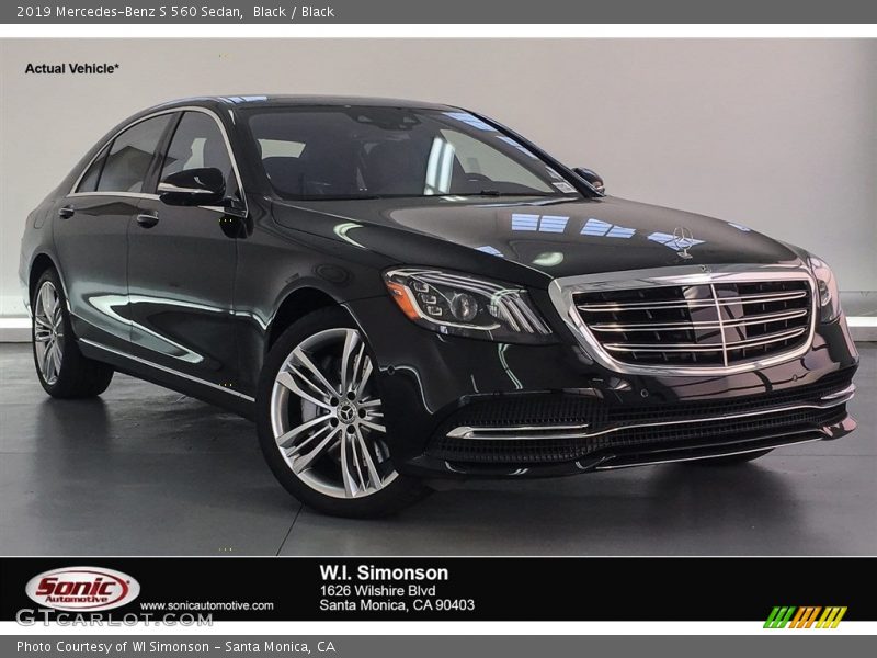 Black / Black 2019 Mercedes-Benz S 560 Sedan