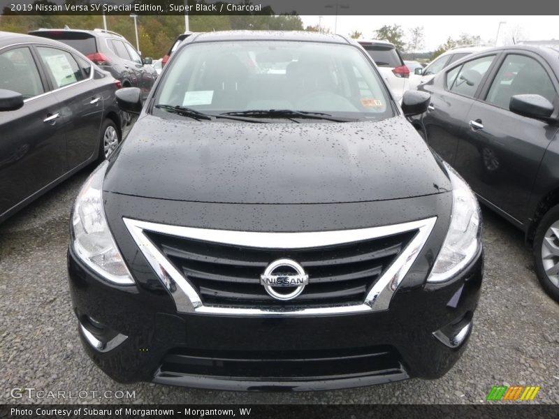 Super Black / Charcoal 2019 Nissan Versa SV Special Edition