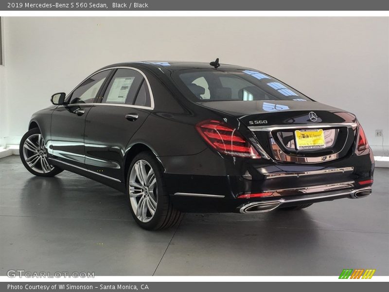 Black / Black 2019 Mercedes-Benz S 560 Sedan