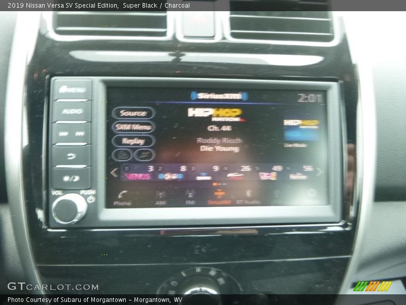 Super Black / Charcoal 2019 Nissan Versa SV Special Edition