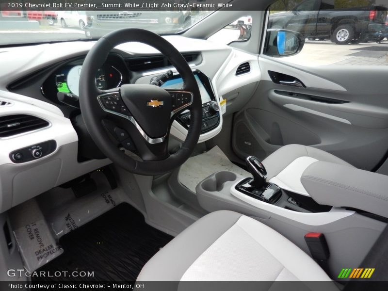  2019 Bolt EV Premier Light Ash Gray/­Ceramic White Interior