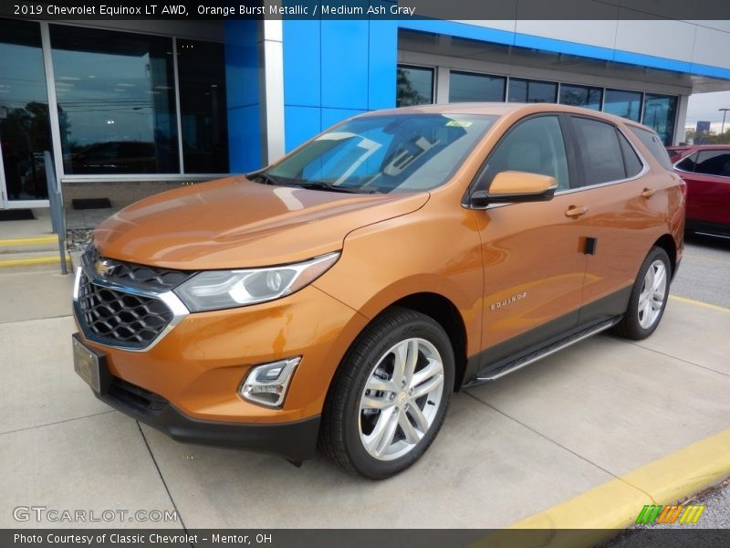 Orange Burst Metallic / Medium Ash Gray 2019 Chevrolet Equinox LT AWD