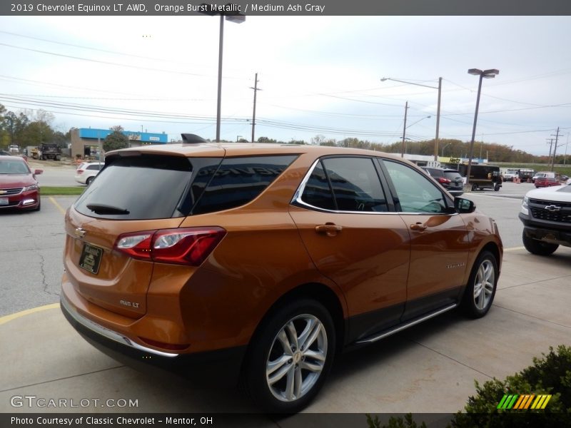 Orange Burst Metallic / Medium Ash Gray 2019 Chevrolet Equinox LT AWD