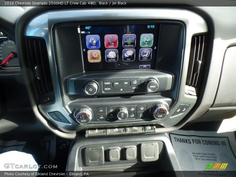 Black / Jet Black 2019 Chevrolet Silverado 2500HD LT Crew Cab 4WD