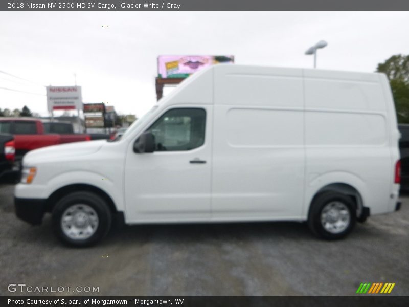 Glacier White / Gray 2018 Nissan NV 2500 HD SV Cargo