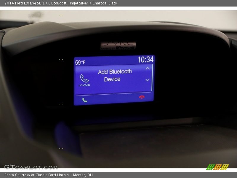 Ingot Silver / Charcoal Black 2014 Ford Escape SE 1.6L EcoBoost
