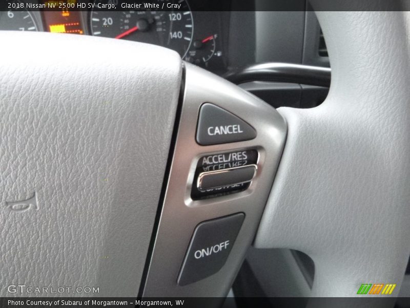 Glacier White / Gray 2018 Nissan NV 2500 HD SV Cargo