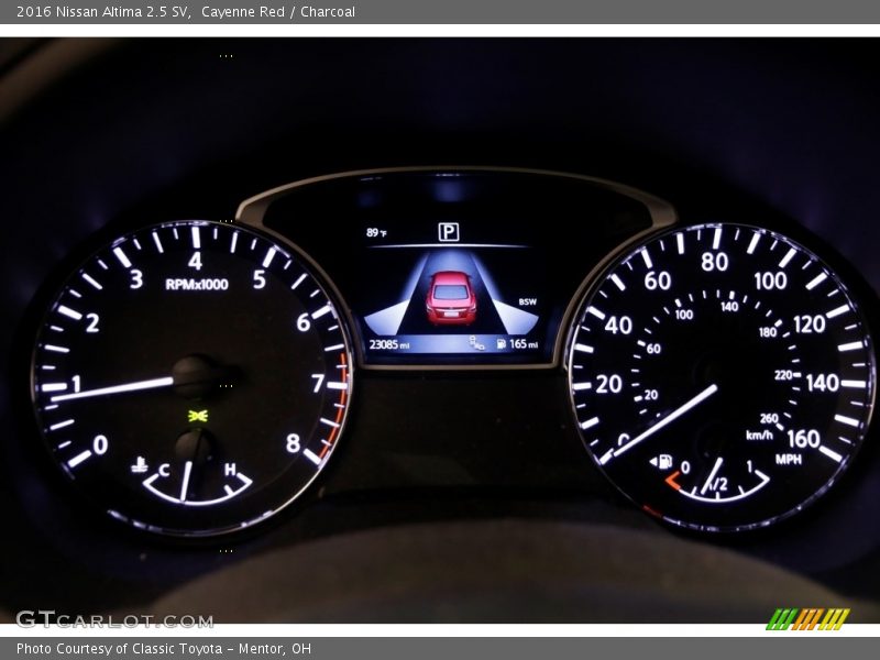 Cayenne Red / Charcoal 2016 Nissan Altima 2.5 SV