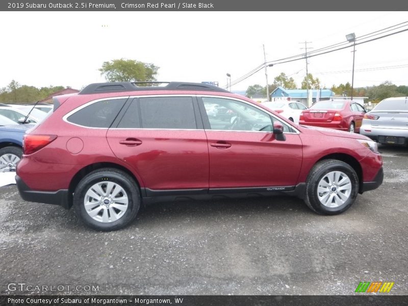 Crimson Red Pearl / Slate Black 2019 Subaru Outback 2.5i Premium