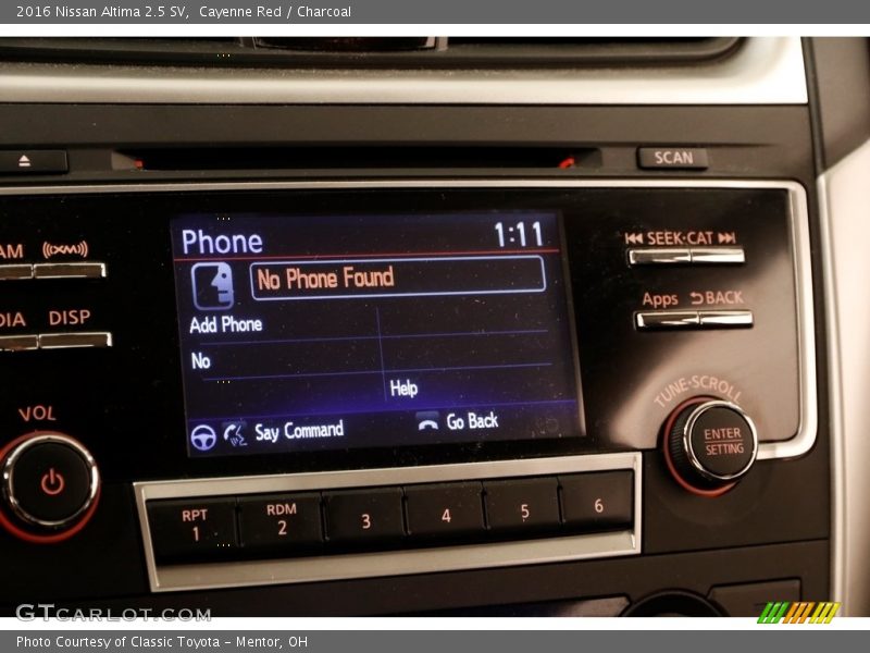 Cayenne Red / Charcoal 2016 Nissan Altima 2.5 SV