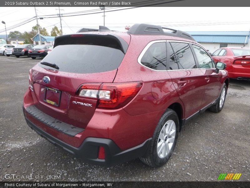 Crimson Red Pearl / Slate Black 2019 Subaru Outback 2.5i Premium