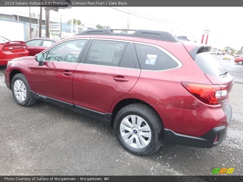 Crimson Red Pearl / Slate Black 2019 Subaru Outback 2.5i Premium