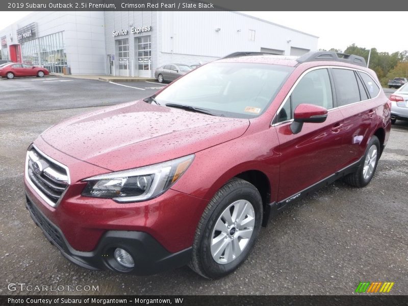 Crimson Red Pearl / Slate Black 2019 Subaru Outback 2.5i Premium