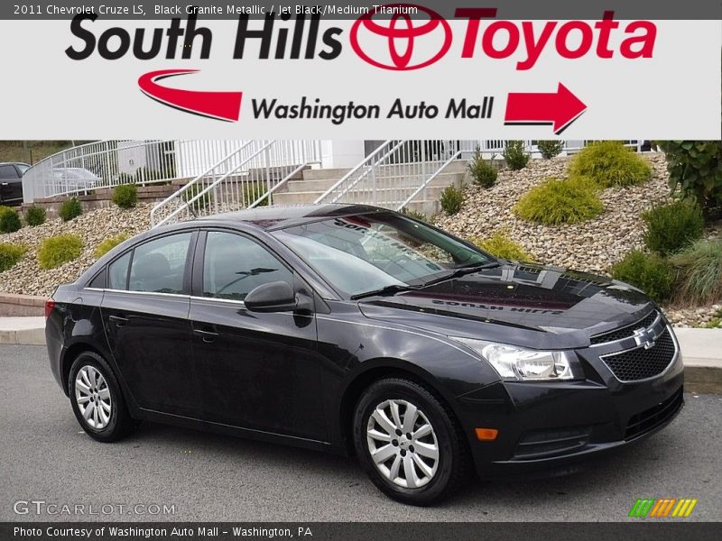 Black Granite Metallic / Jet Black/Medium Titanium 2011 Chevrolet Cruze LS