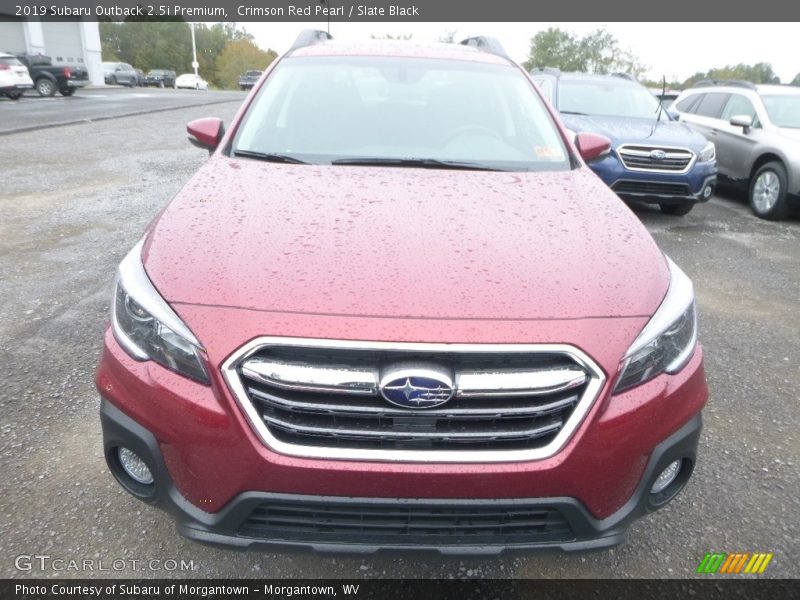 Crimson Red Pearl / Slate Black 2019 Subaru Outback 2.5i Premium