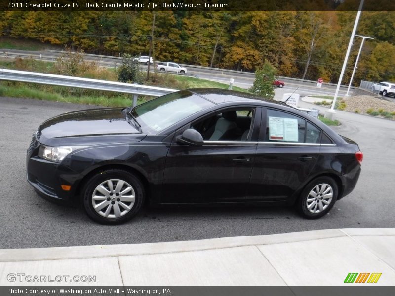 Black Granite Metallic / Jet Black/Medium Titanium 2011 Chevrolet Cruze LS
