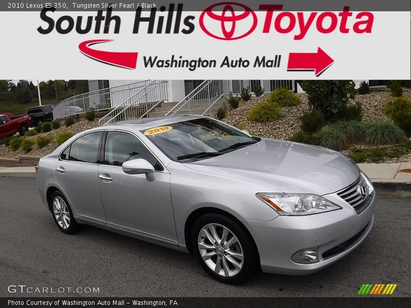 Tungsten Silver Pearl / Black 2010 Lexus ES 350