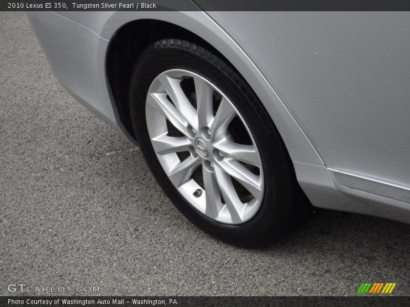 Tungsten Silver Pearl / Black 2010 Lexus ES 350