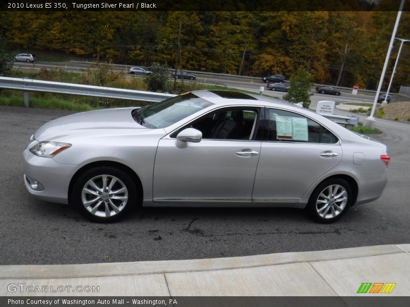 Tungsten Silver Pearl / Black 2010 Lexus ES 350