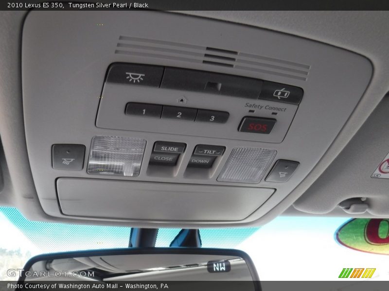 Tungsten Silver Pearl / Black 2010 Lexus ES 350