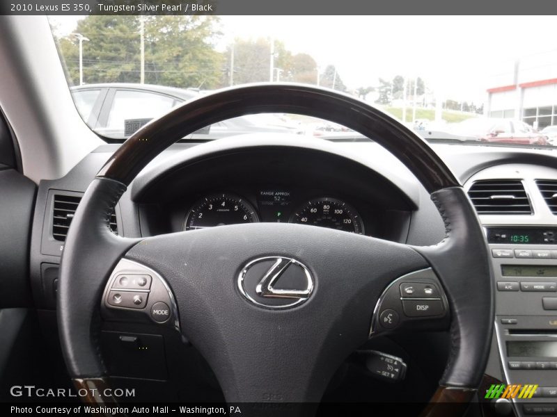 Tungsten Silver Pearl / Black 2010 Lexus ES 350