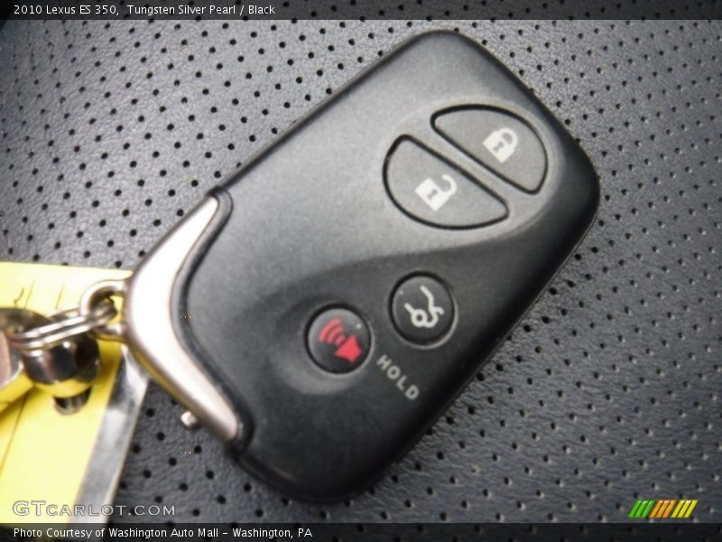 Tungsten Silver Pearl / Black 2010 Lexus ES 350