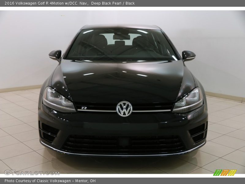Deep Black Pearl / Black 2016 Volkswagen Golf R 4Motion w/DCC. Nav.