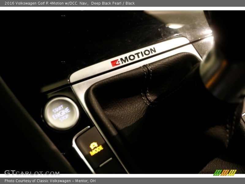Deep Black Pearl / Black 2016 Volkswagen Golf R 4Motion w/DCC. Nav.
