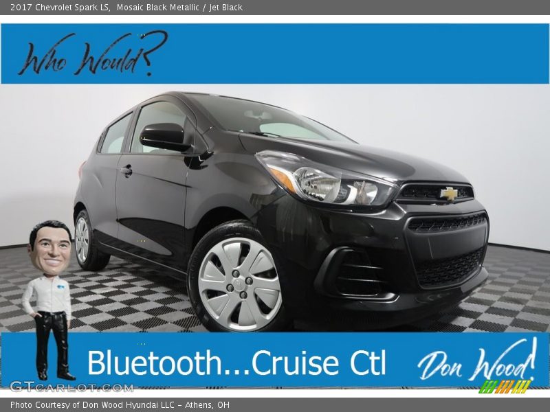 Mosaic Black Metallic / Jet Black 2017 Chevrolet Spark LS