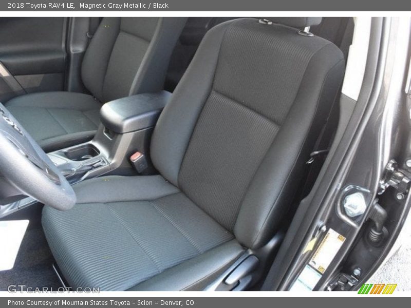 Magnetic Gray Metallic / Black 2018 Toyota RAV4 LE