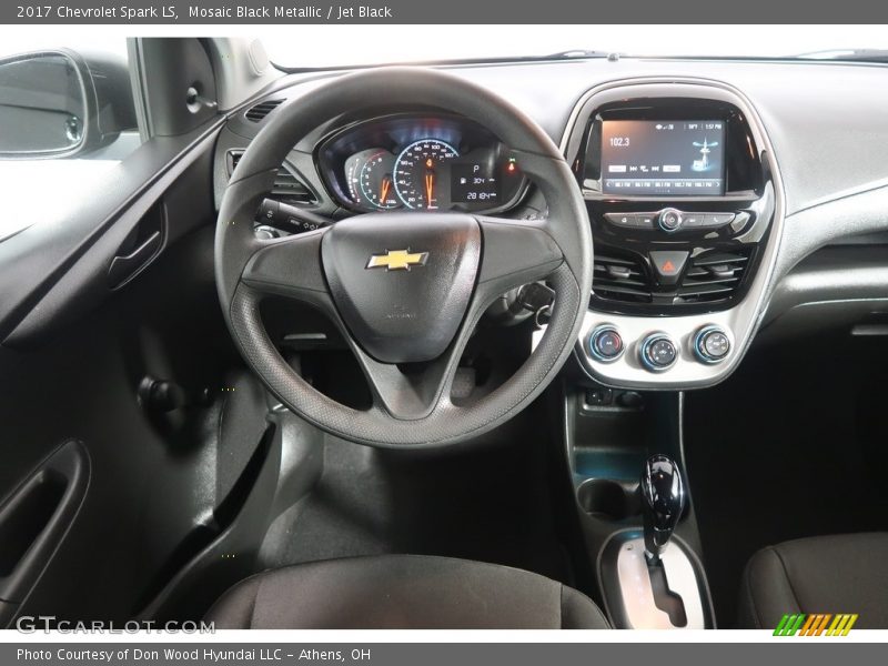 Mosaic Black Metallic / Jet Black 2017 Chevrolet Spark LS