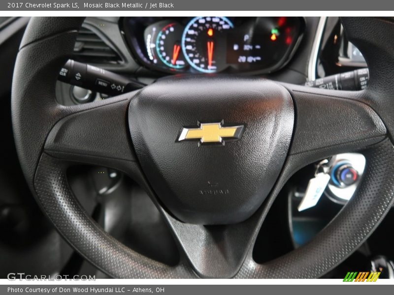 Mosaic Black Metallic / Jet Black 2017 Chevrolet Spark LS