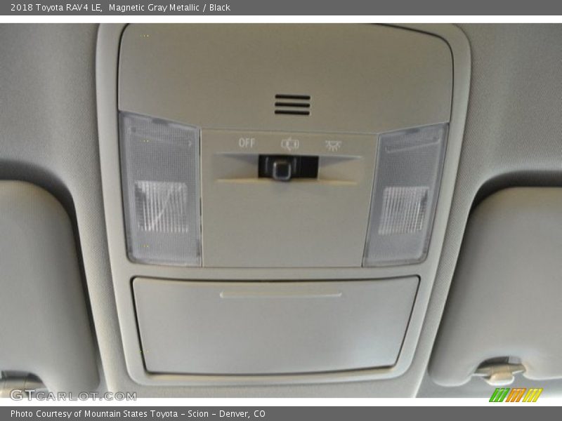 Magnetic Gray Metallic / Black 2018 Toyota RAV4 LE
