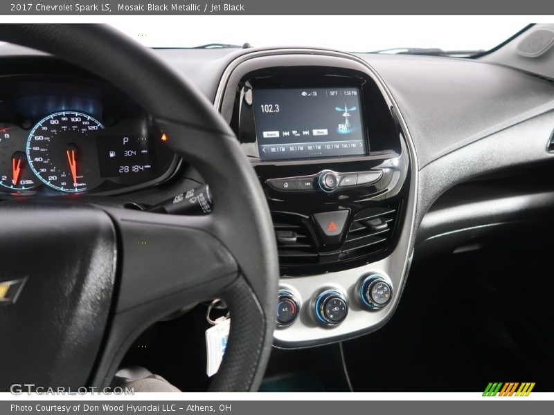 Mosaic Black Metallic / Jet Black 2017 Chevrolet Spark LS