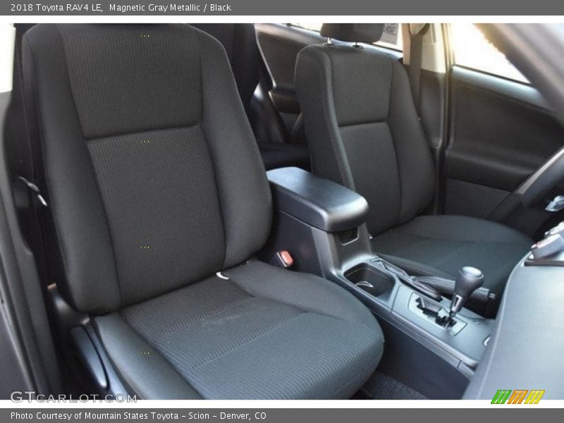 Magnetic Gray Metallic / Black 2018 Toyota RAV4 LE