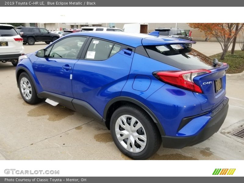 Blue Eclipse Metallic / Black 2019 Toyota C-HR LE