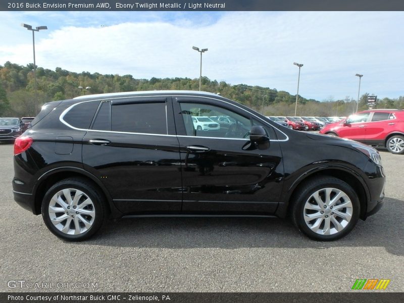 Ebony Twilight Metallic / Light Neutral 2016 Buick Envision Premium AWD