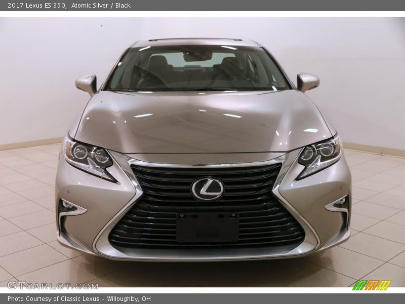 Atomic Silver / Black 2017 Lexus ES 350