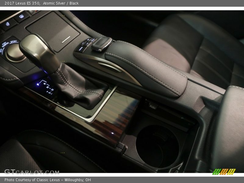 Atomic Silver / Black 2017 Lexus ES 350