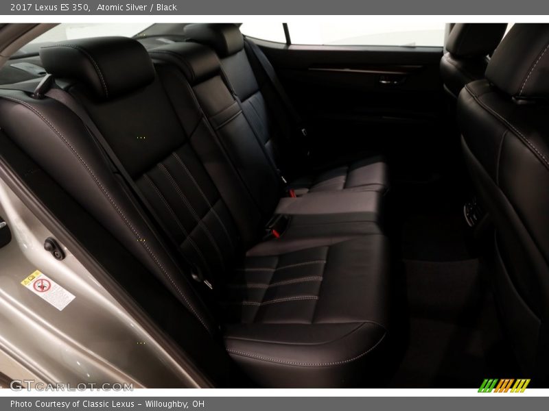 Atomic Silver / Black 2017 Lexus ES 350
