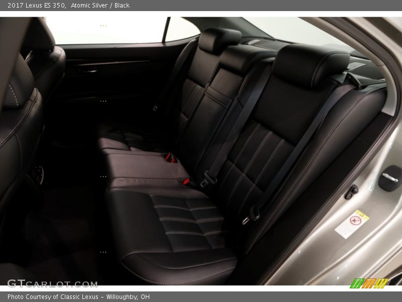 Atomic Silver / Black 2017 Lexus ES 350