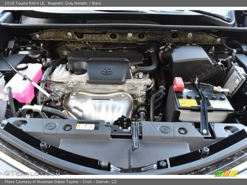 Magnetic Gray Metallic / Black 2018 Toyota RAV4 LE