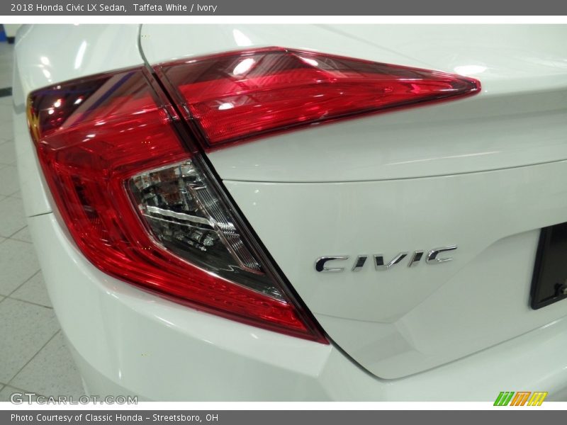 Taffeta White / Ivory 2018 Honda Civic LX Sedan