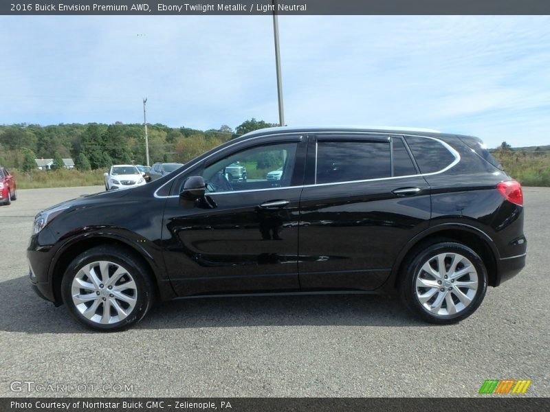 Ebony Twilight Metallic / Light Neutral 2016 Buick Envision Premium AWD