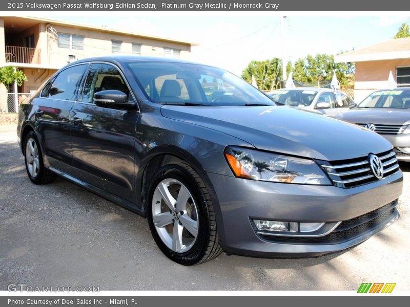 Platinum Gray Metallic / Moonrock Gray 2015 Volkswagen Passat Wolfsburg Edition Sedan