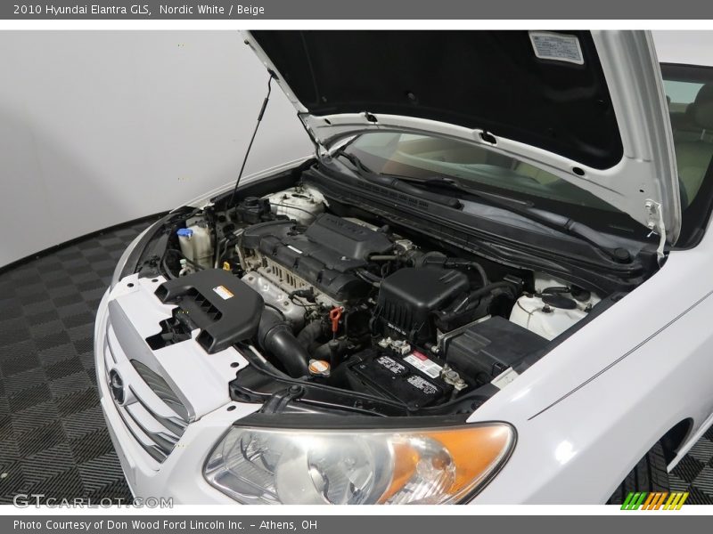 Nordic White / Beige 2010 Hyundai Elantra GLS