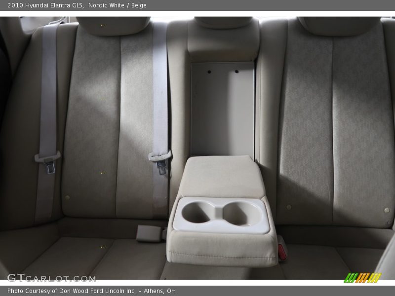 Nordic White / Beige 2010 Hyundai Elantra GLS