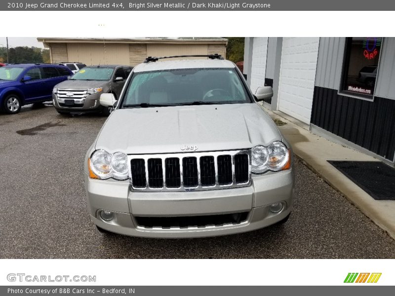 Bright Silver Metallic / Dark Khaki/Light Graystone 2010 Jeep Grand Cherokee Limited 4x4