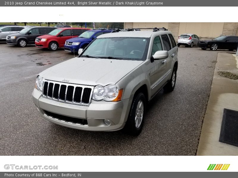 Bright Silver Metallic / Dark Khaki/Light Graystone 2010 Jeep Grand Cherokee Limited 4x4