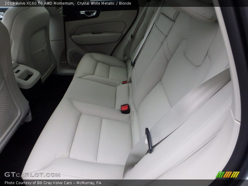 Rear Seat of 2019 XC60 T6 AWD Momentum